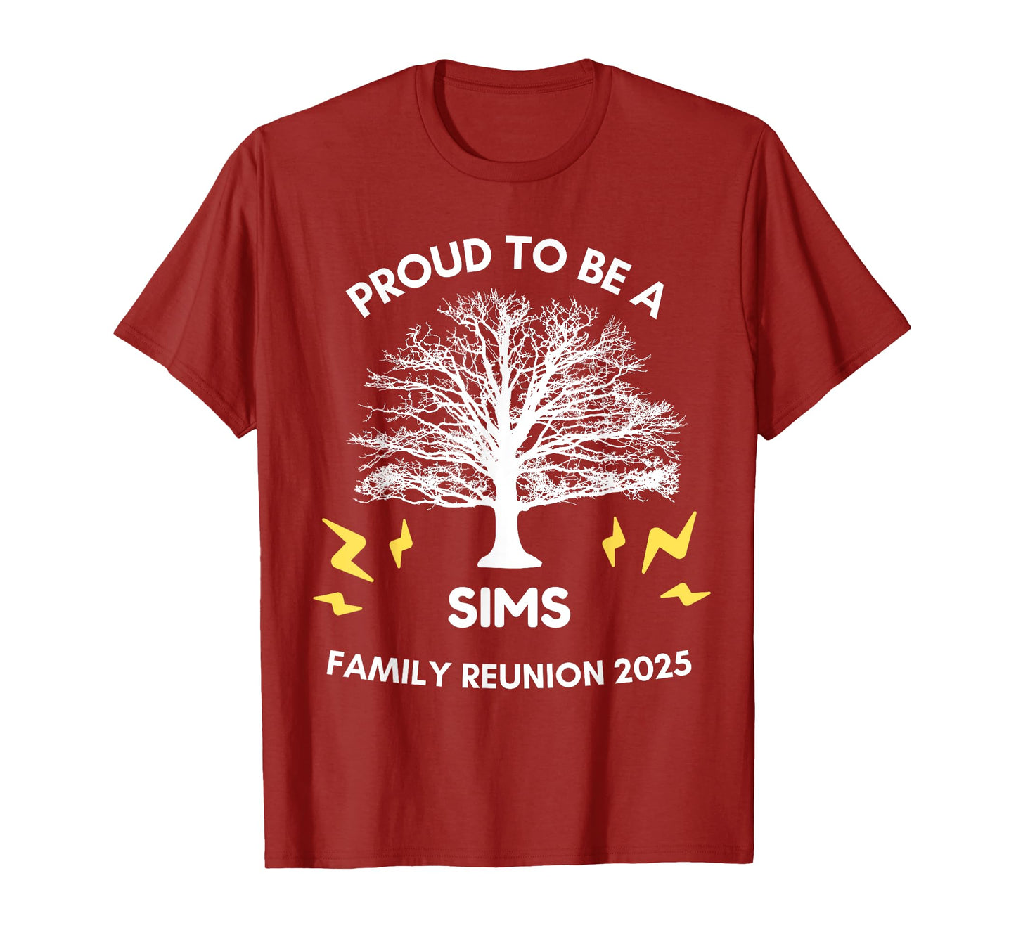 2025 SIMS Family Reunion Gathering Family Tree Matching T-Shirt