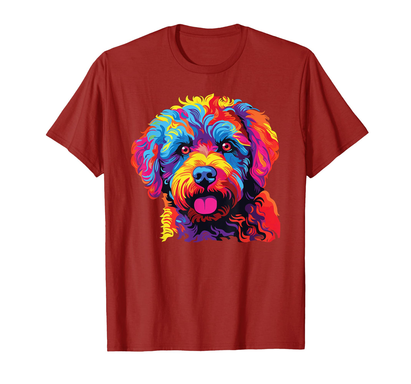 Watercolor Colorful Lagotto Romagnolo Dogs T-Shirt