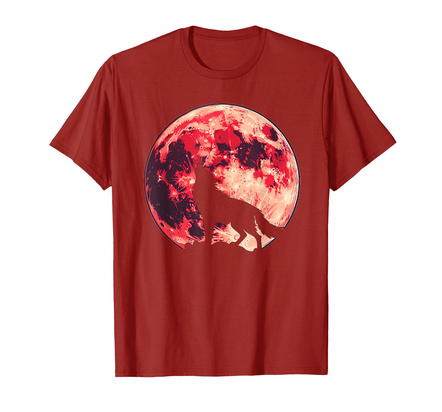 Wolf Howling at The Moon Wolf Wildlife Lovers T-Shirt