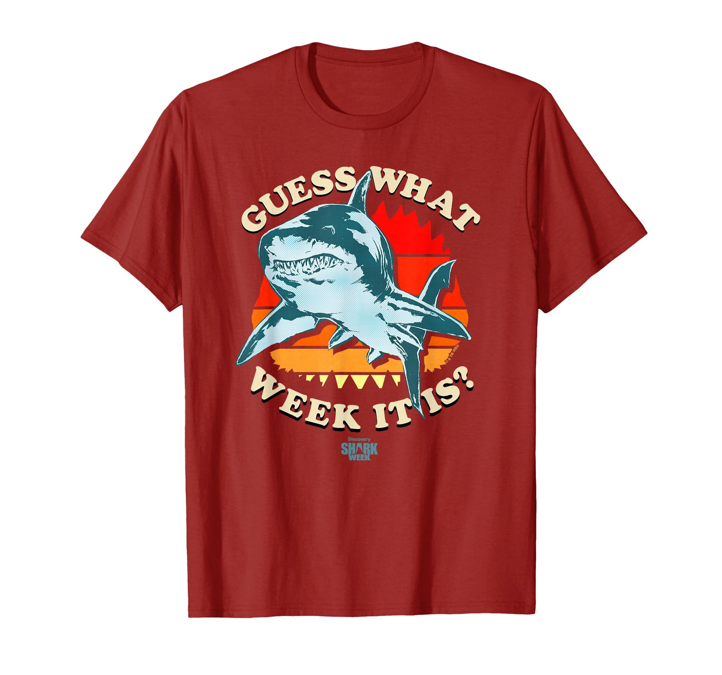 Shark Week Officially Licensed Guess The Week T-Shirt