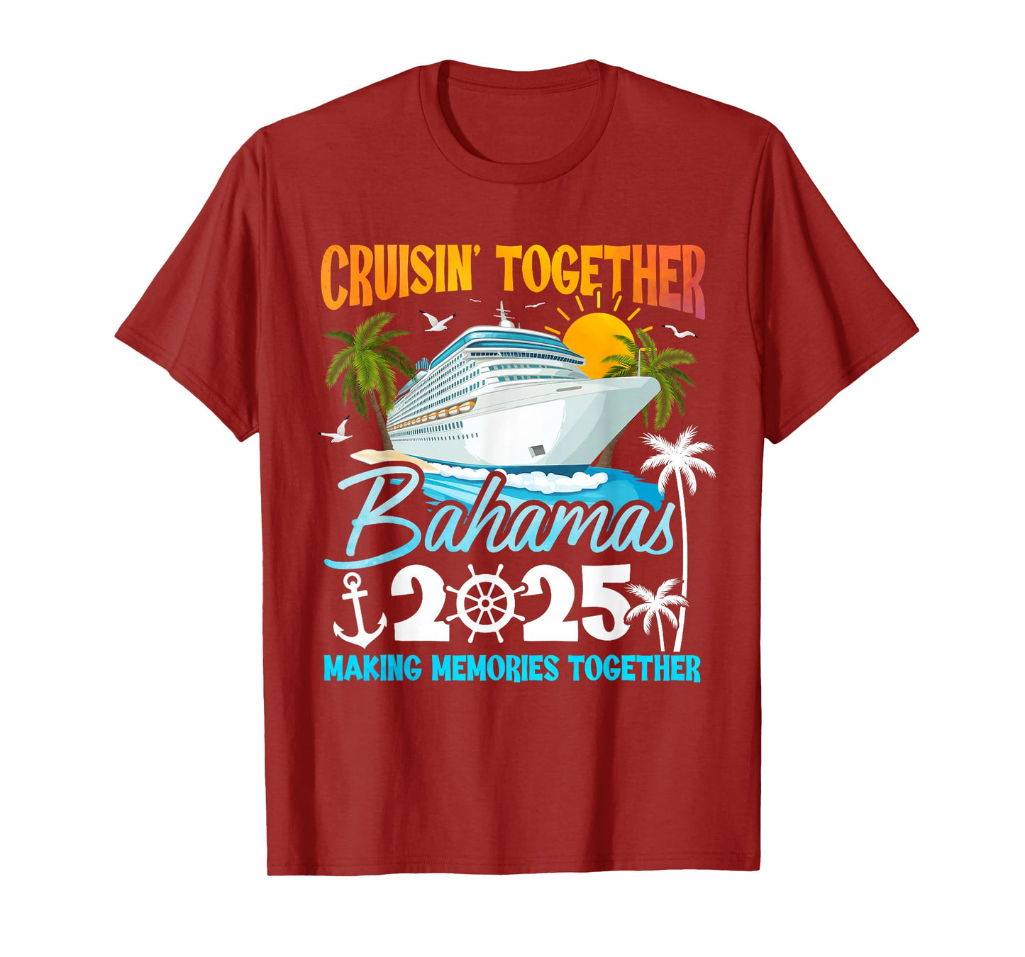 Bahamas Cruise 2025 Family Cruise Trip Squad Group Vacation T-Shirt