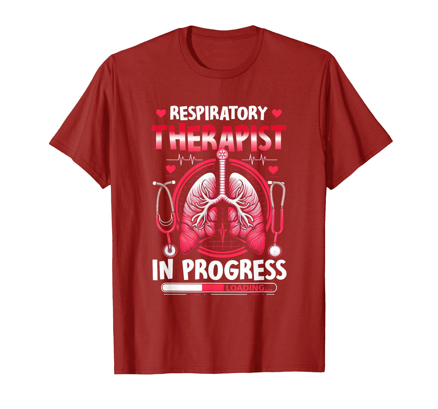 Respiratory Therapist In Progress Future RT RRT Student T-Shirt