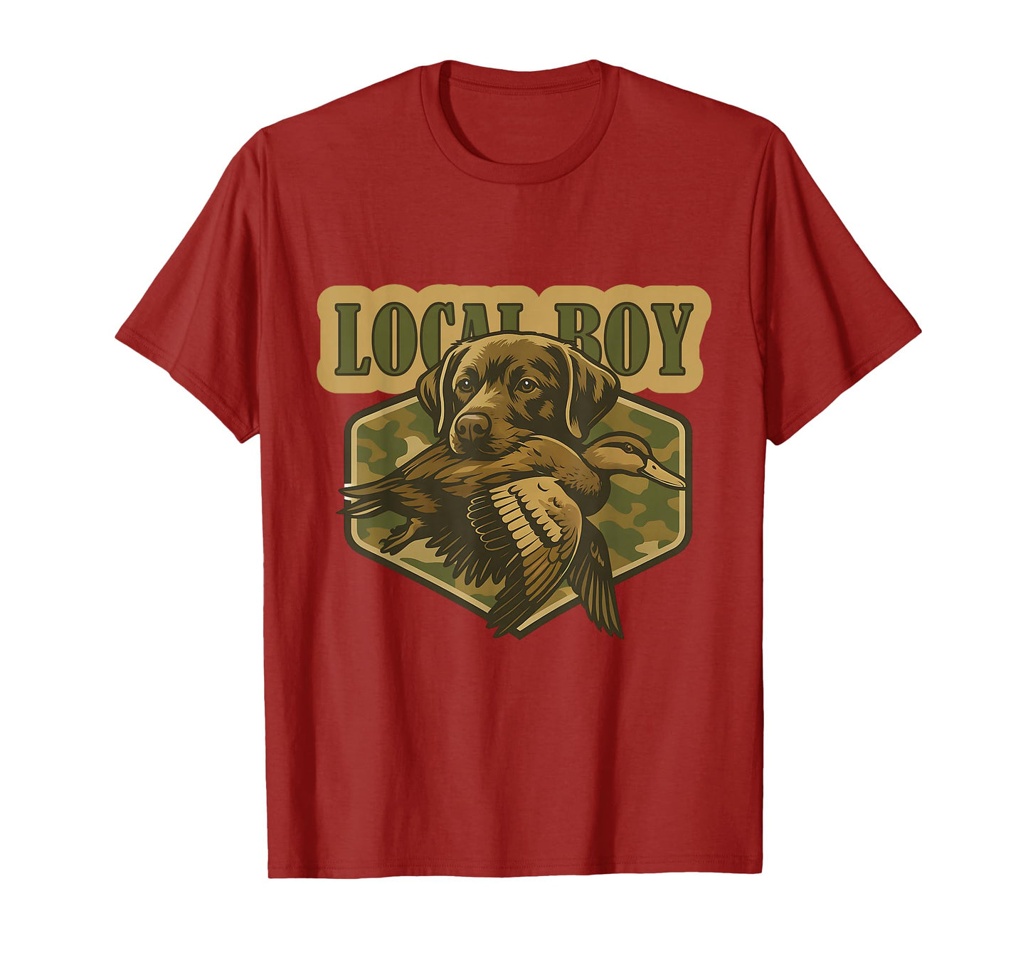 Local Boy Labrador Hunting Dog Duck Hunting T-Shirt