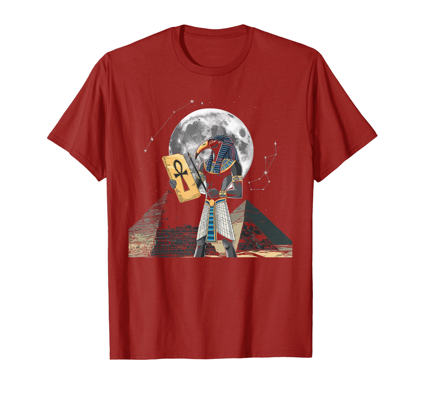 Thoth Egyptian God Egyptian Mythology Pyramid Ancient Egypt T-Shirt