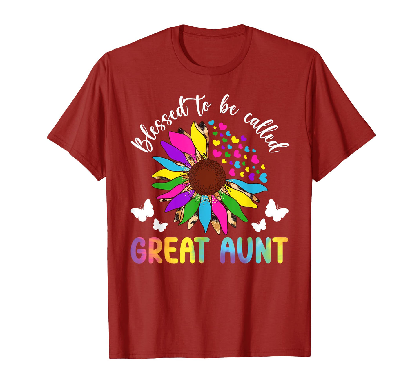 Blessed To Be Called Great Aunt Great Auntie T-Shirt