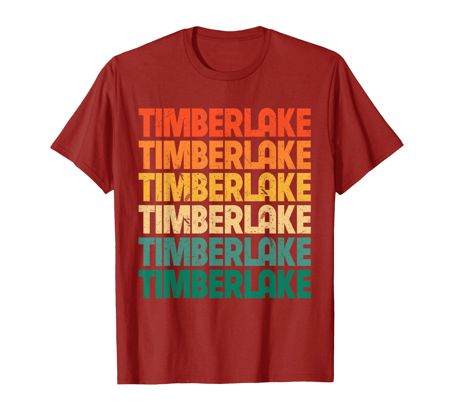 Vintage Timberlake First Name I Love Timberlake Retro Funny T-Shirt