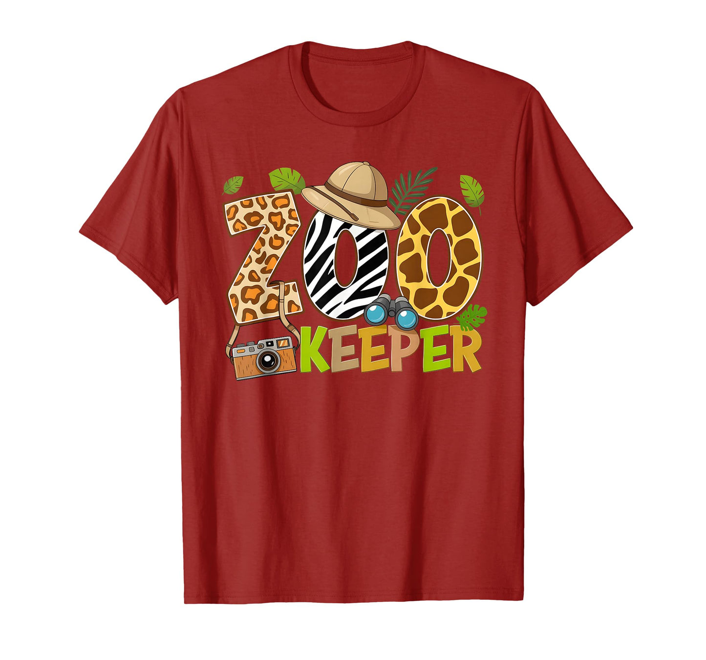 Zookeeper Animals Wildlife Lover Safari Halloween Costume T-Shirt