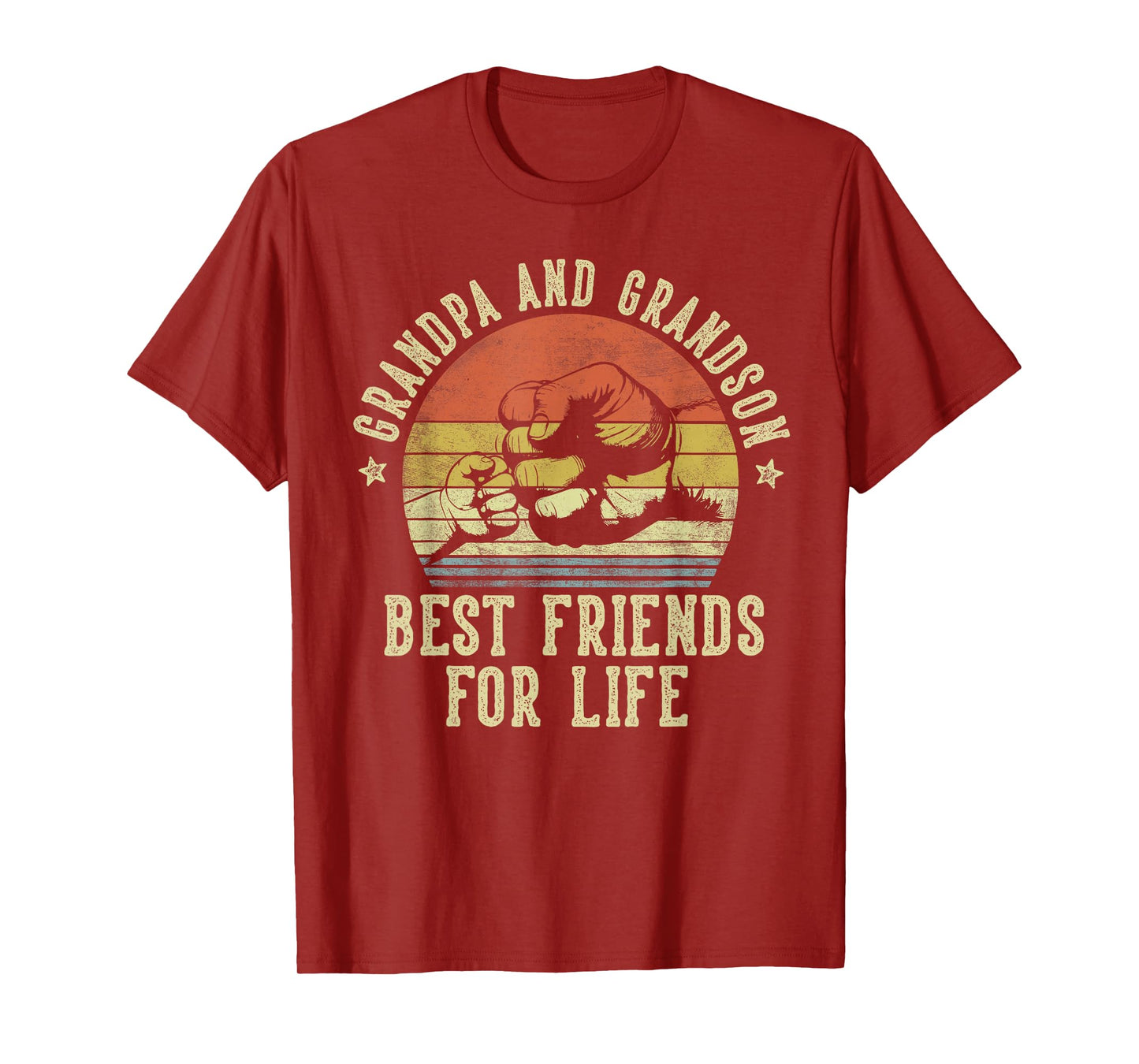 Grandpa and Grandson Best Friends for Life Funny Grandpa T-Shirt