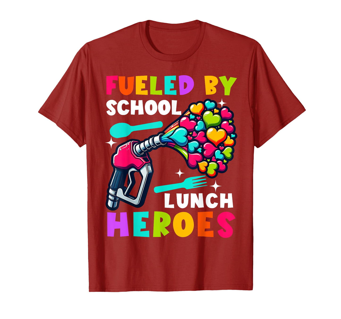 School Lunch Lady Squad a Food Fueled school lunch heroes T-Shirt