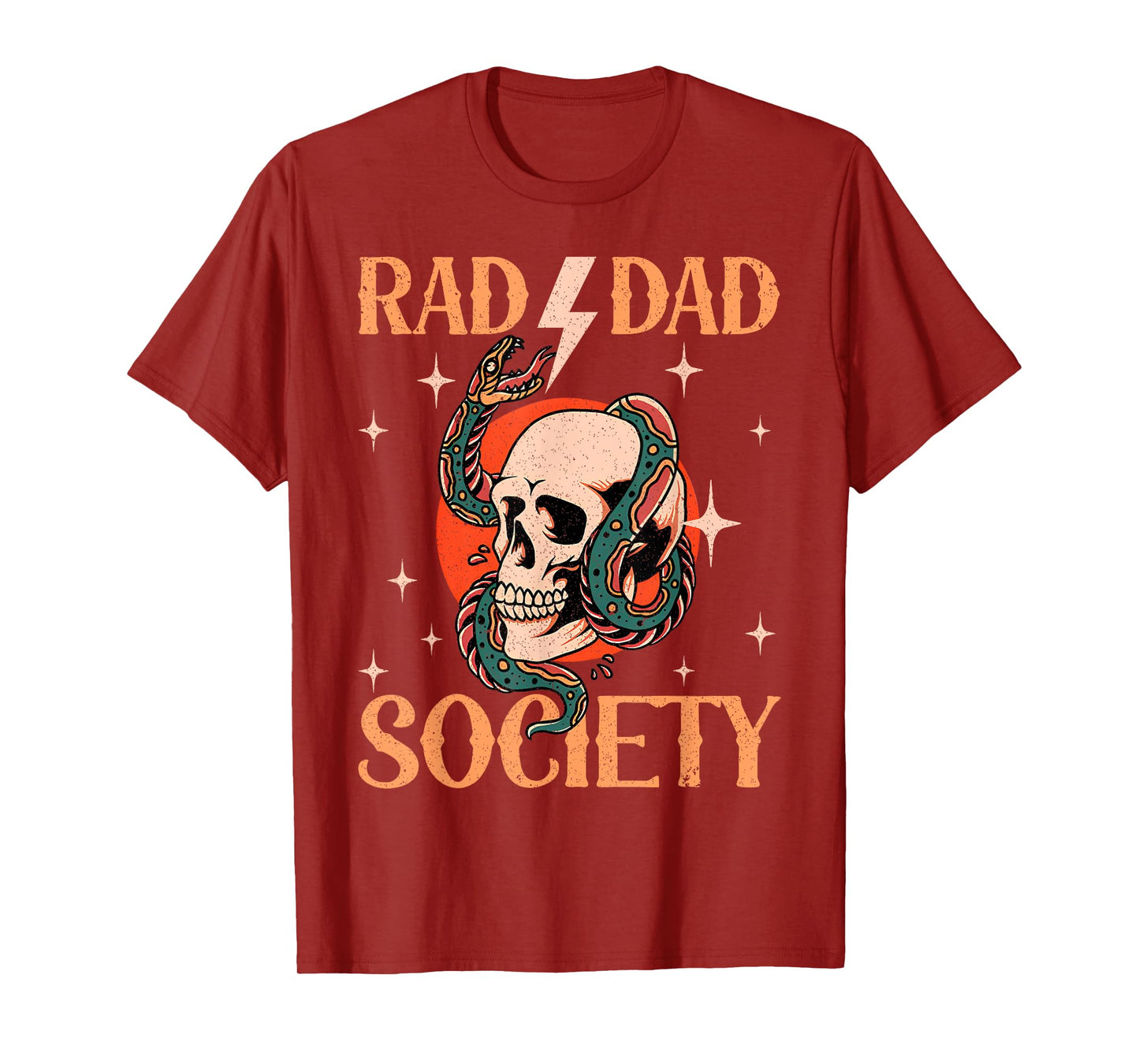 Rad Dad Society Shirt Cool Dad Club Fathers Day Dad Life T-Shirt