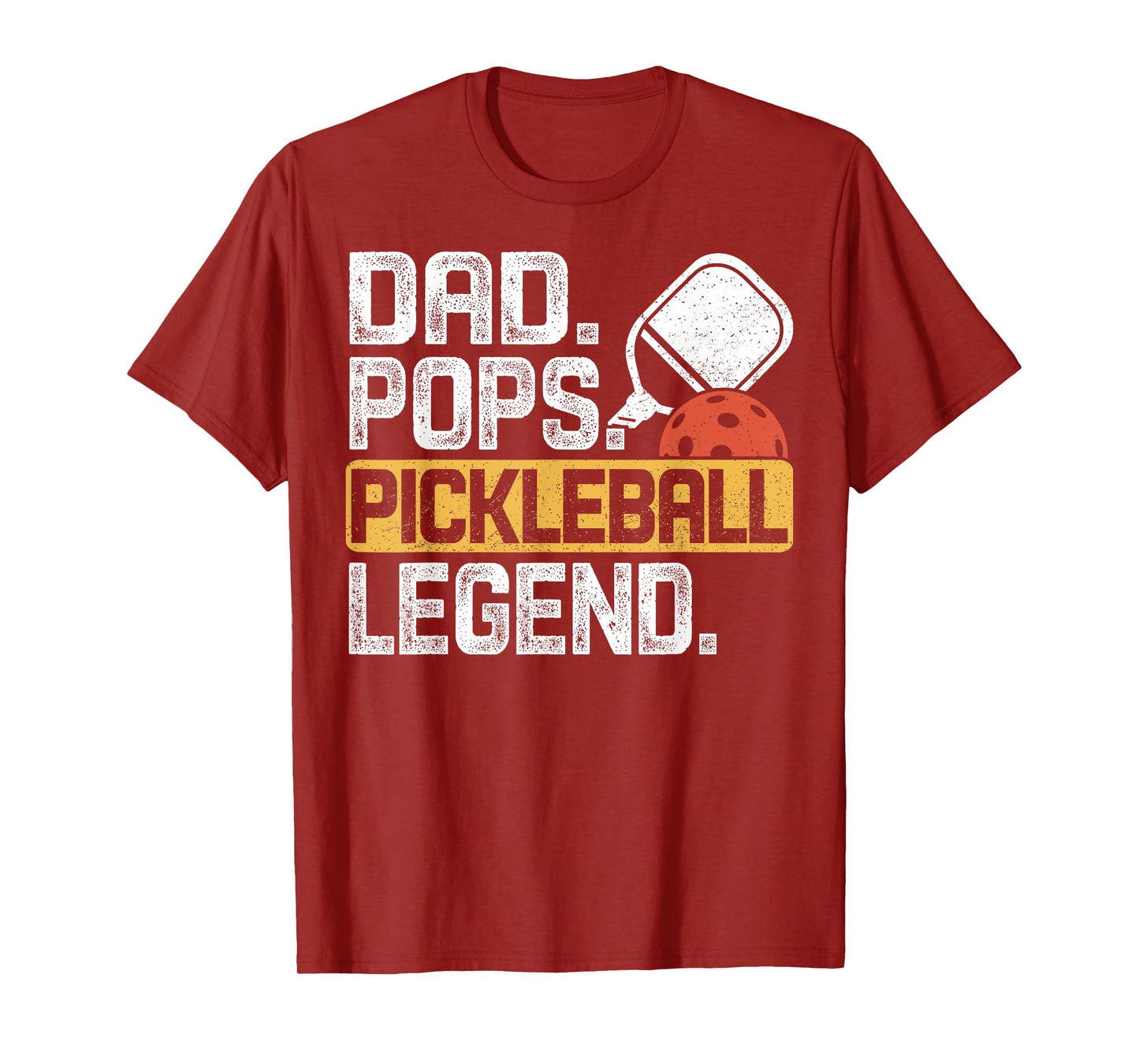 Dad Pops Pickleball Legend Funny Grandpa T-Shirt