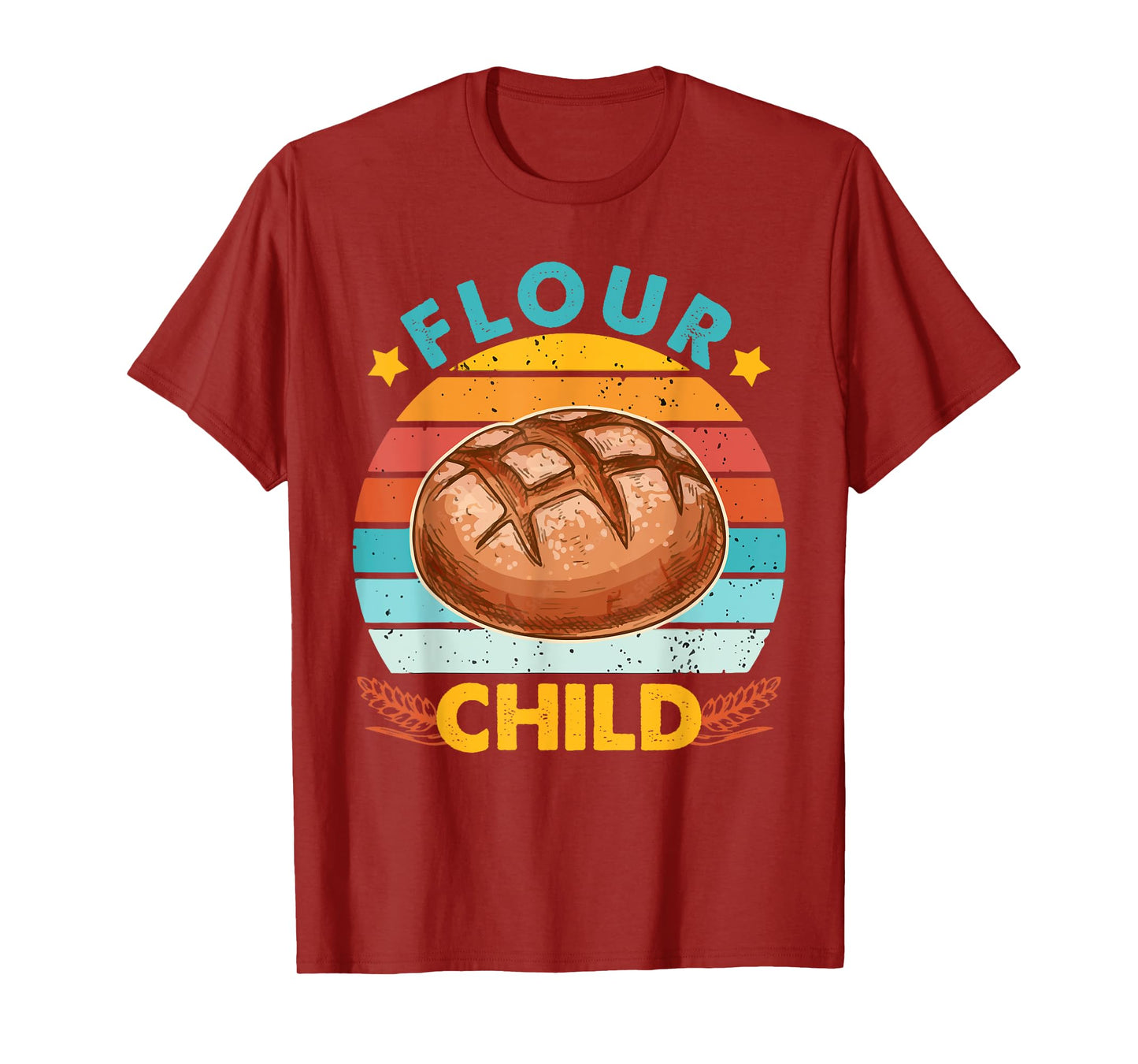 Baking Sourdough Bread Baker Life Homestead Flour Child T-Shirt