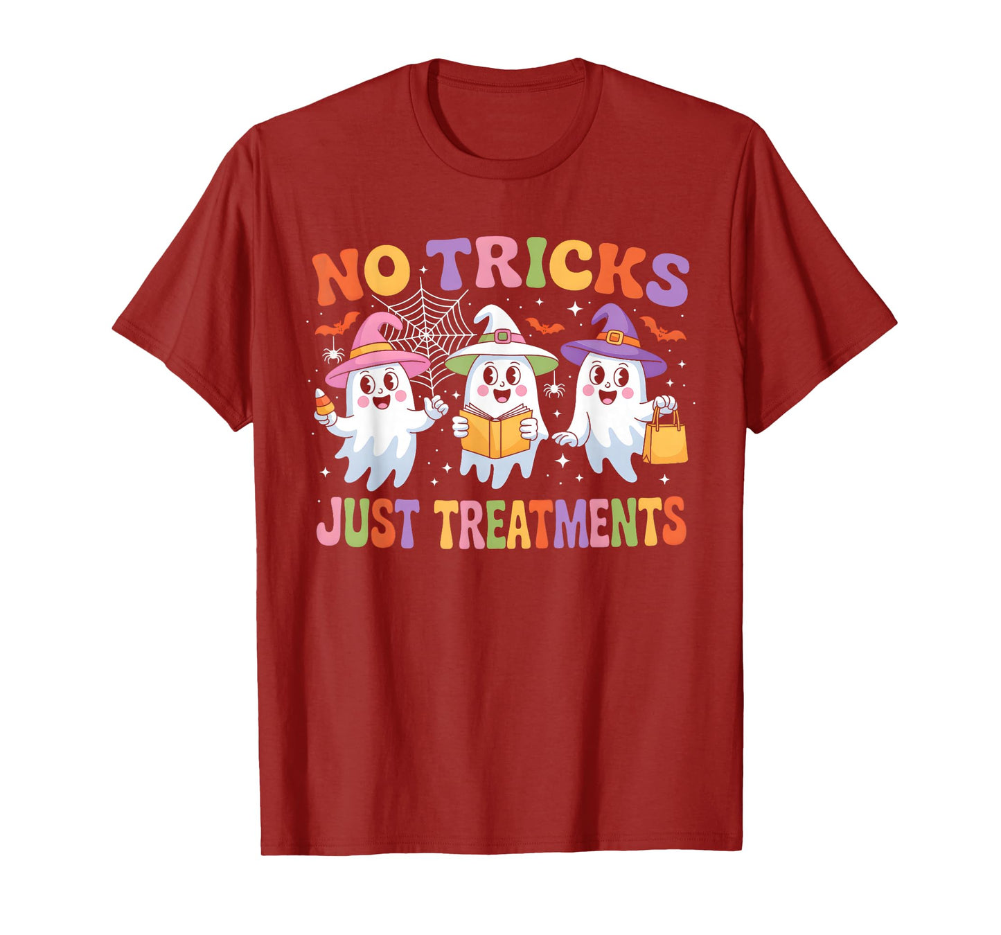 Funny Nurse Ghost for Scrub Life & Nursing Halloween Lovers T-Shirt