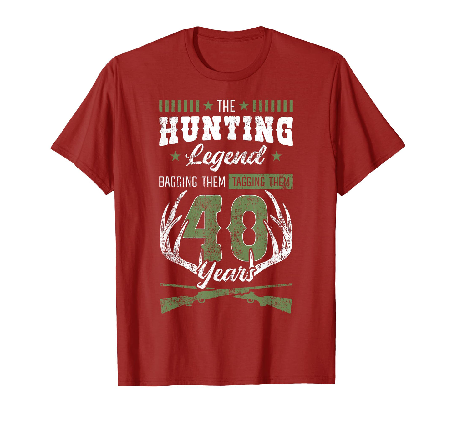 Deer Hunting 40th Birthday Party Wildlife Theme Buck Hunters T-Shirt