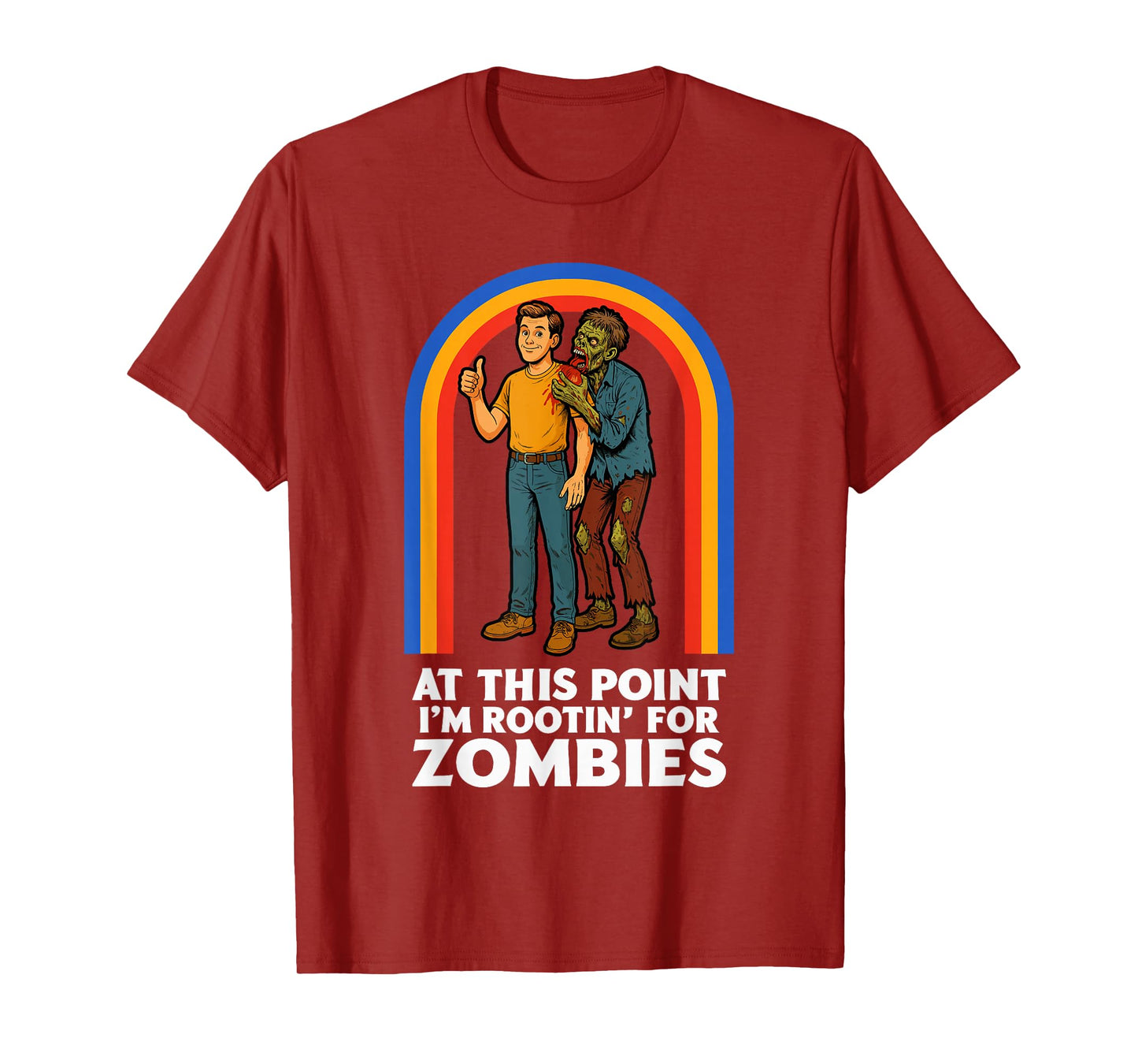 Zombie Men Women Kids Funny Halloween T-Shirt