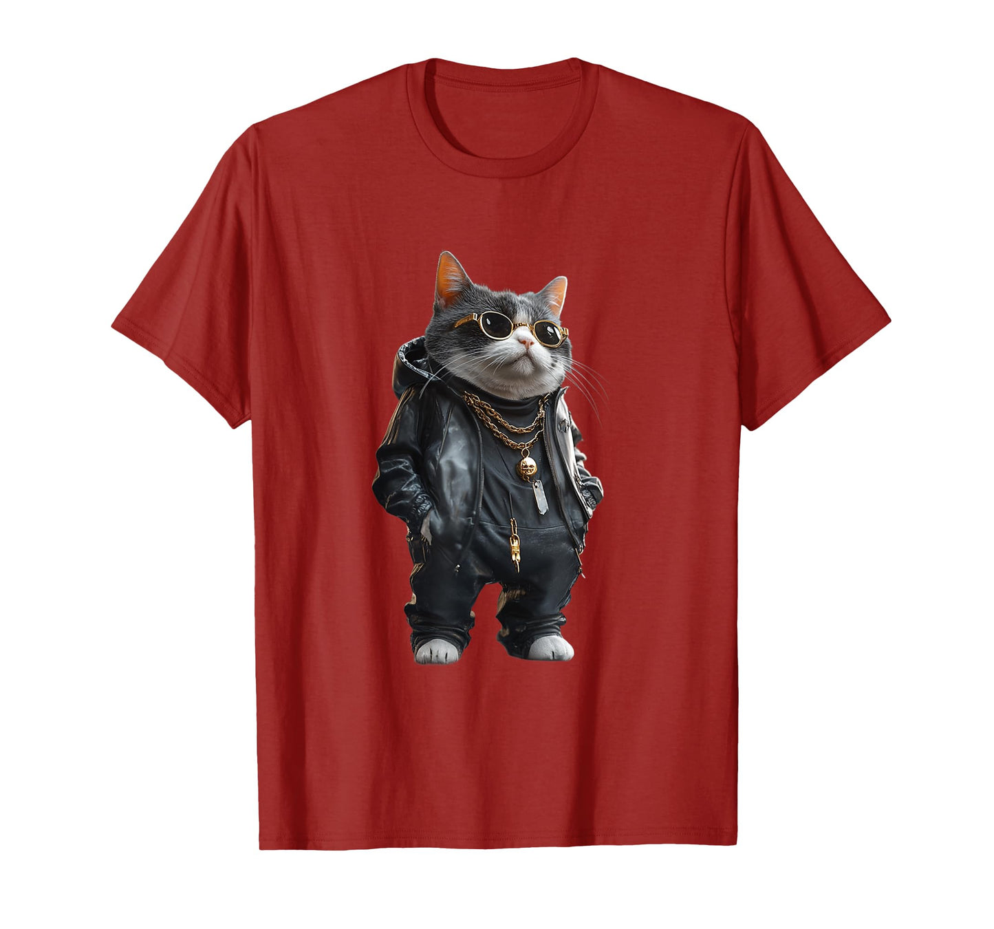 Thug Gangster Life Cat For Hip Hop Fans Meme and Cat lovers T-Shirt