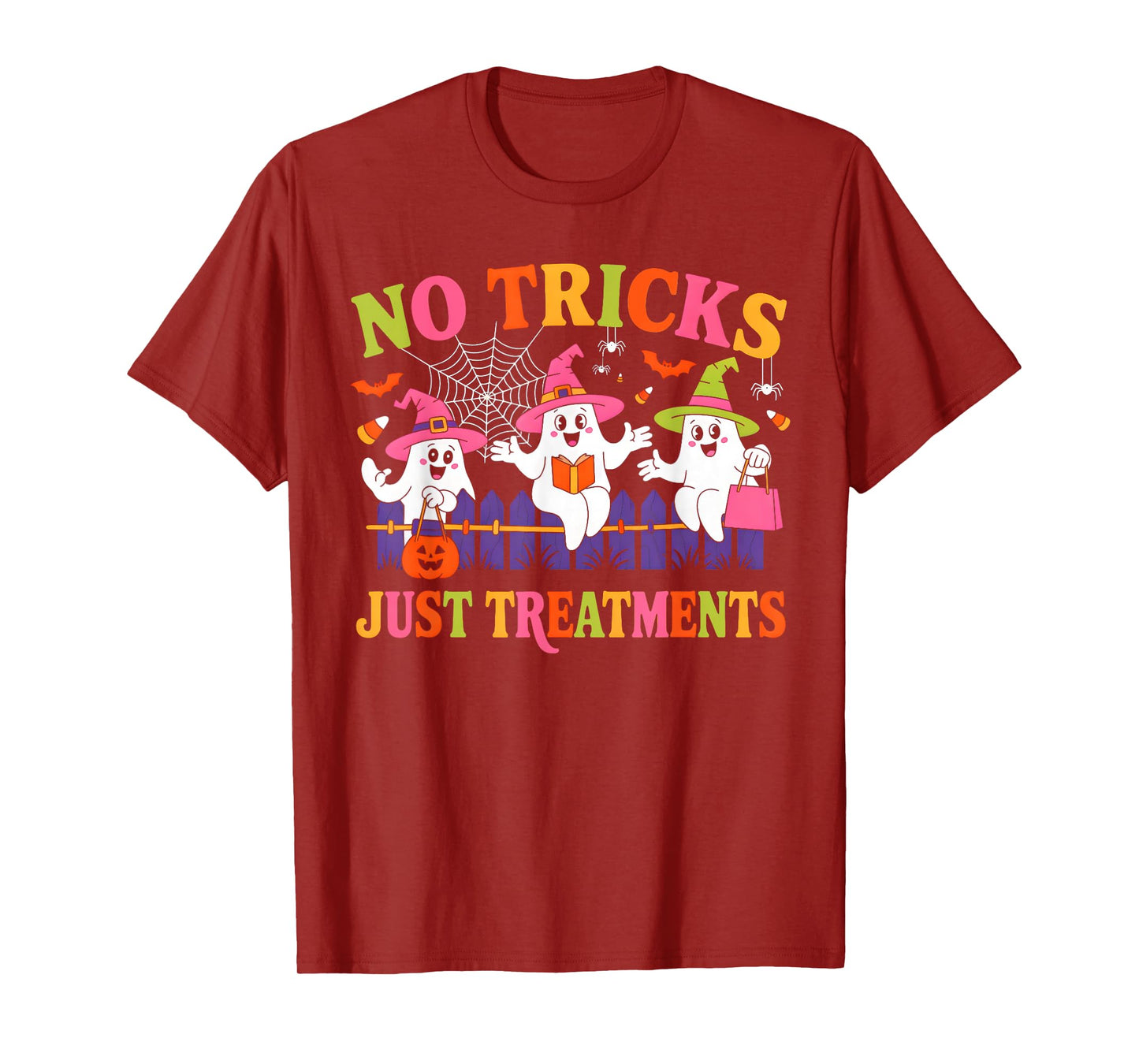 Funny Nurse Ghost for Scrub Life & Nursing Halloween Lovers T-Shirt
