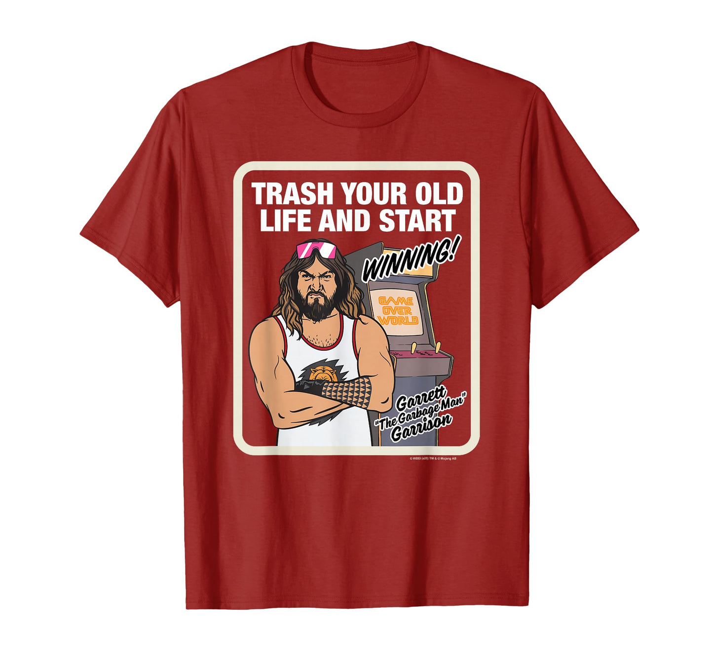 A Minecraft Movie Trash Your Old Life And Start Winning! T-Shirt