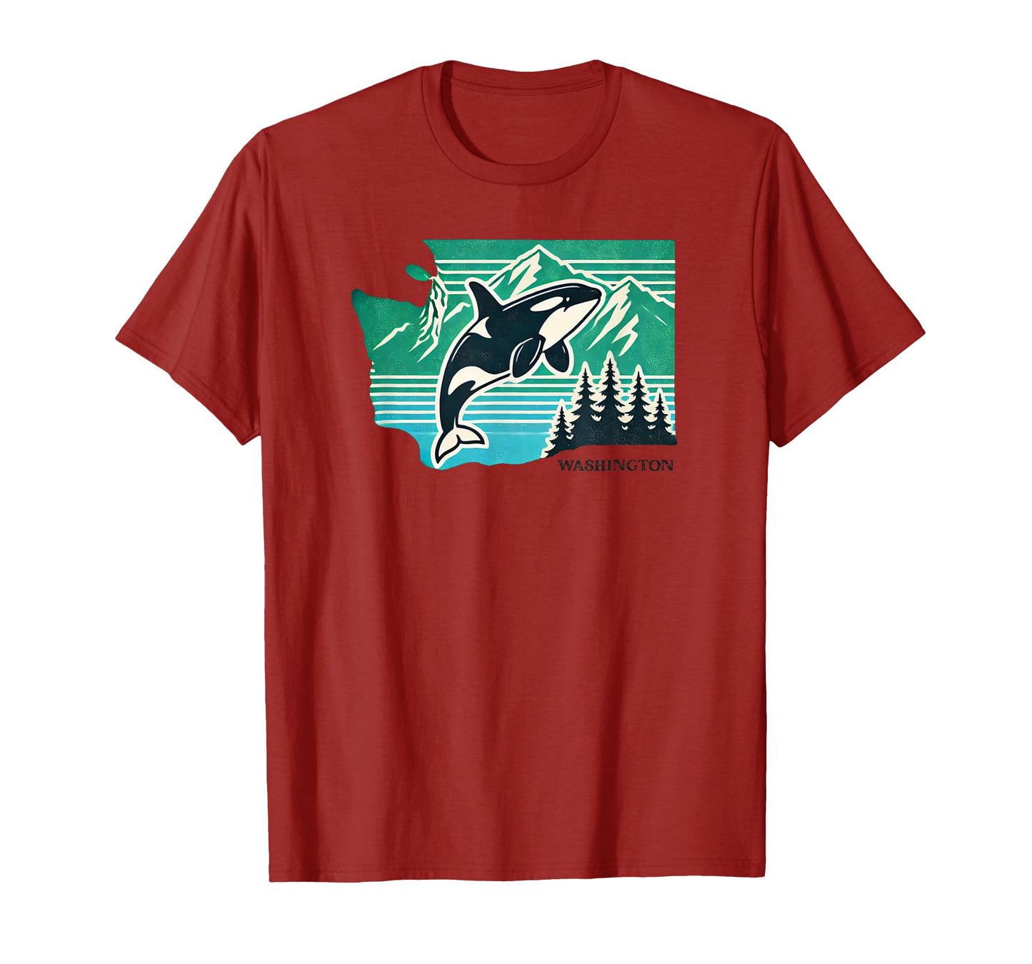 Washington "Evergreen" State - Vintage - Designed Locally T-Shirt
