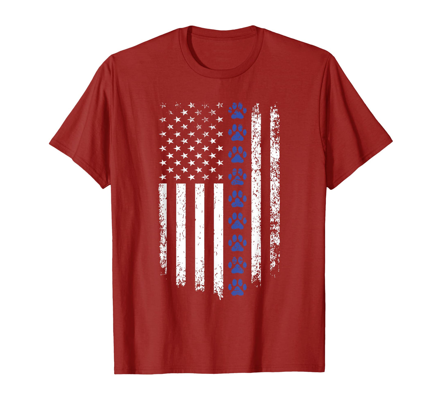K9 Veteran Military Working Dog USA US Flag K9 Veterans Day T-Shirt