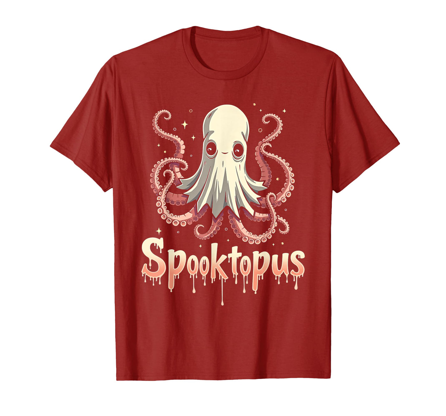 Spooktopus Funny Octopus Spooky Halloween Ghost T-Shirt