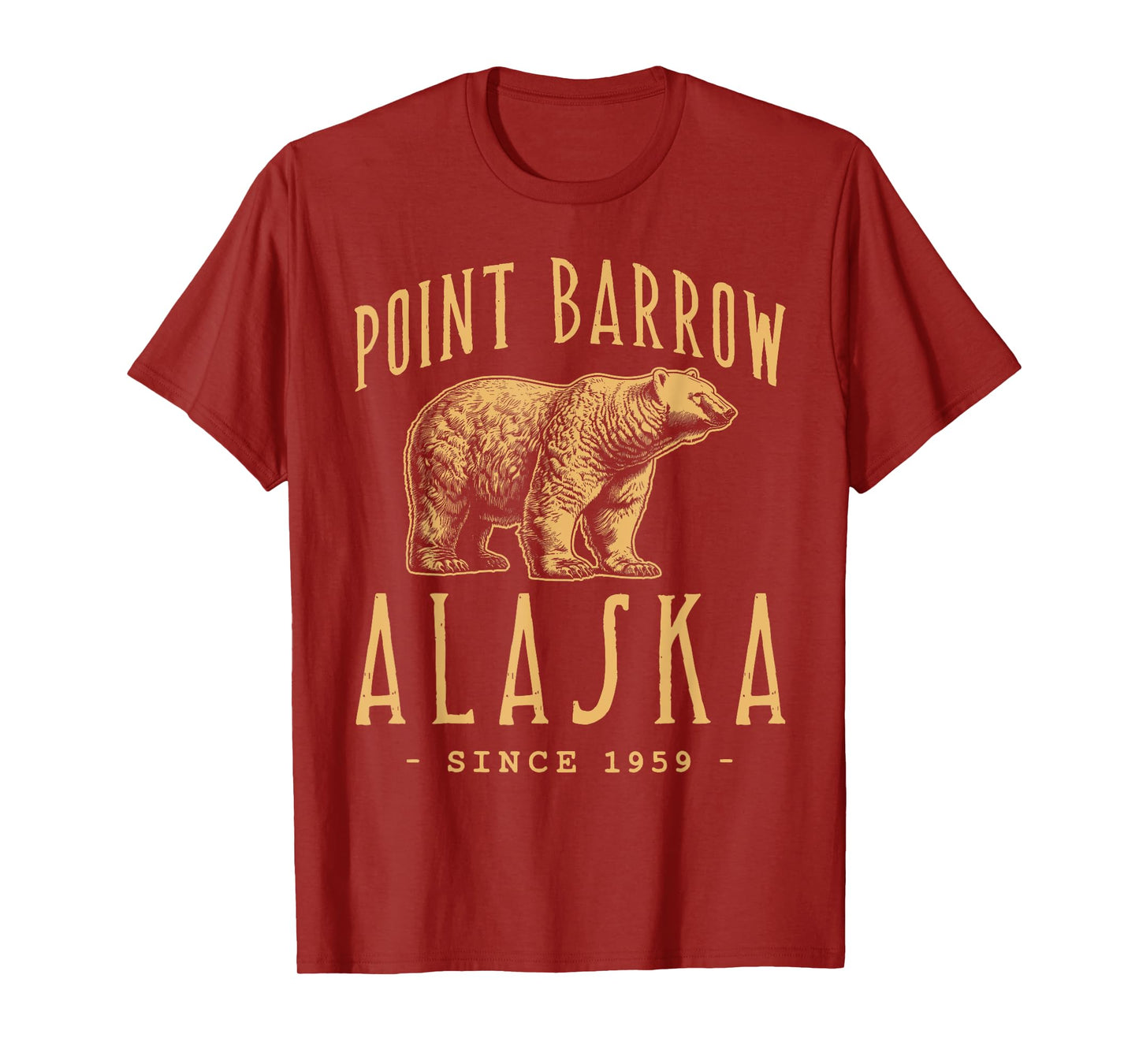 POINT BARROW, ALASKA POLAR BEAR WILDLIFE T-Shirt
