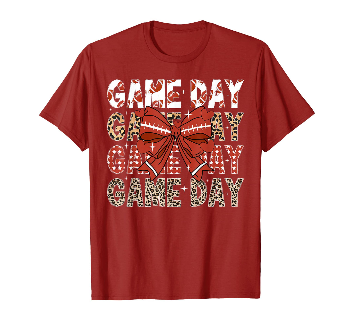 Game Day Football Game Day Coquette T-Shirt