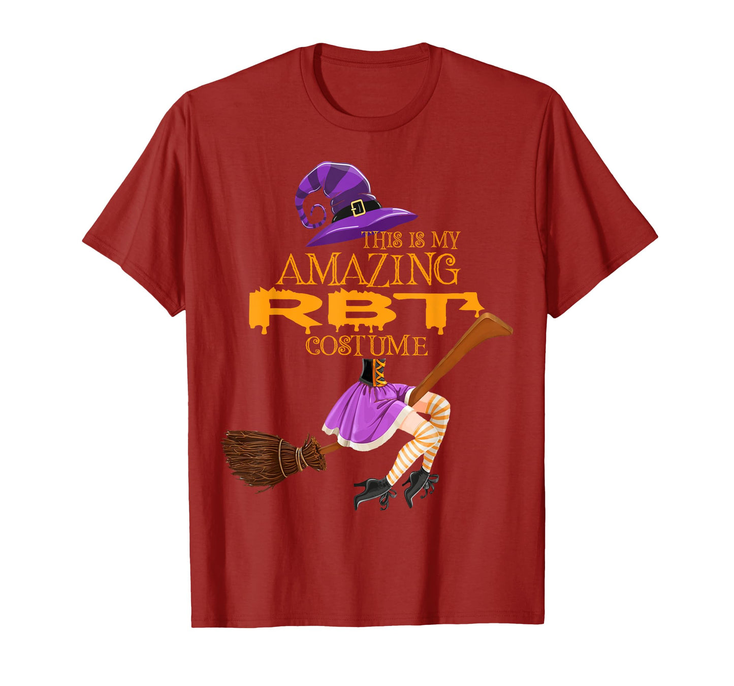 RBT Costume Witch Halloween Registered Behavior Technician T-Shirt