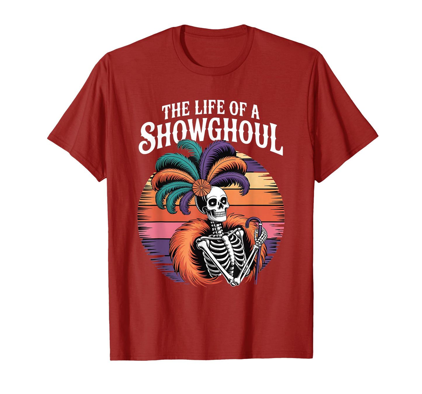 Life of a Showghoul Retro Vintage Halloween T-Shirt