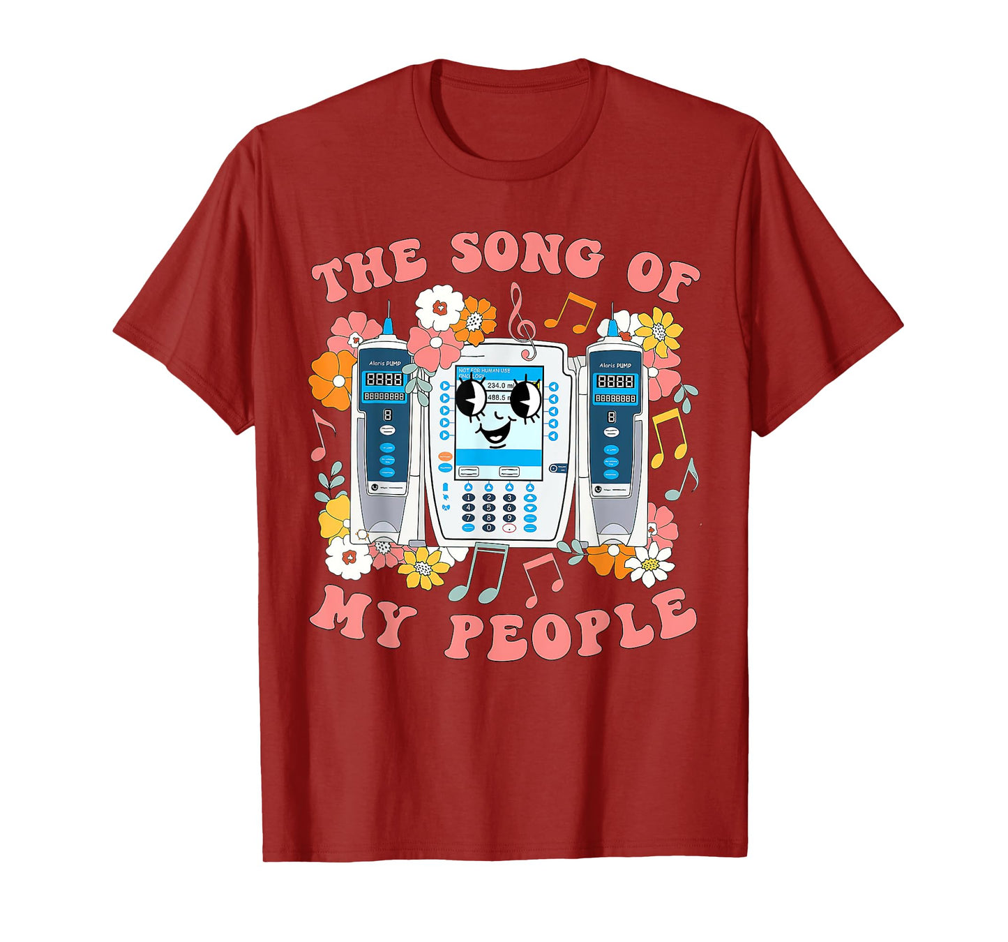 4th Of July Nurse, The Song Of My People, Beeping IV Pump T-Shirt