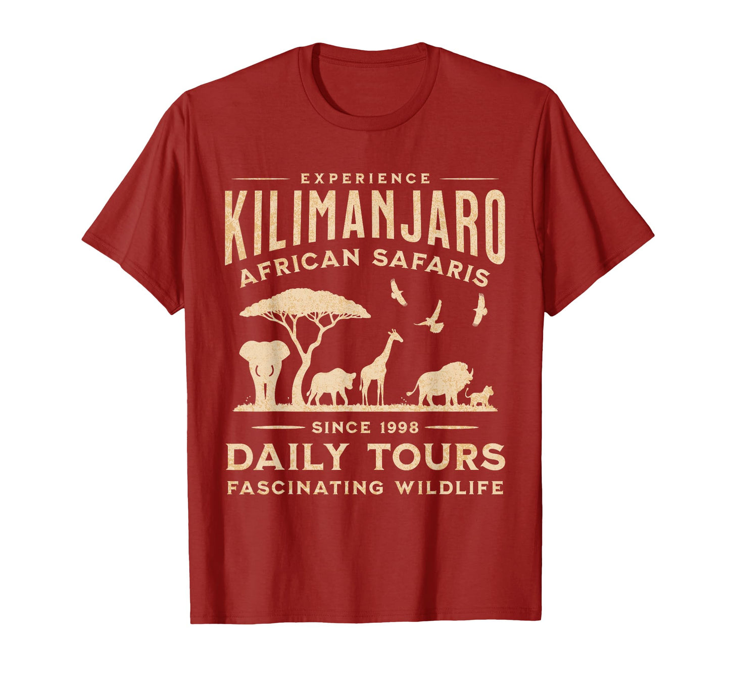 Kilimanjaro, African Safari, Animals, Theme Park Attraction T-Shirt