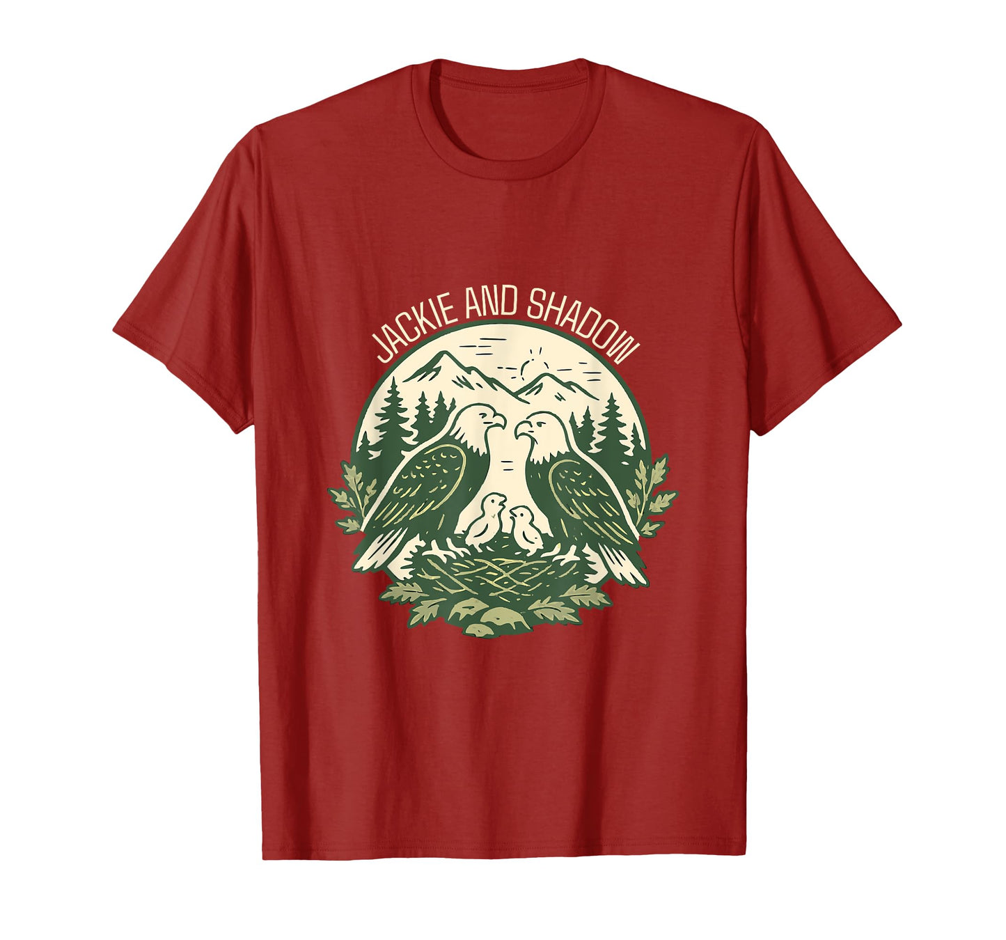Jackie And Shadow Bald Eagle Vintage Nature Lovers T-Shirt