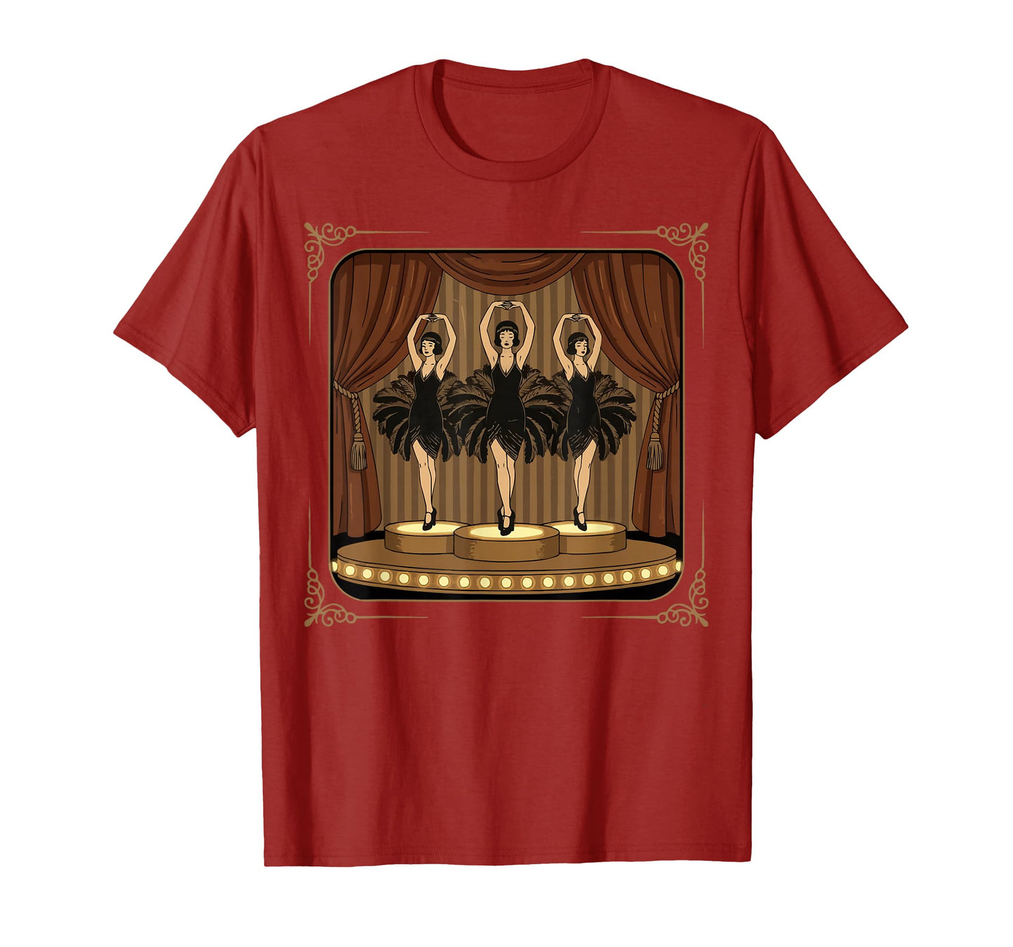 Showgirls Dancing Extravaganza Cabaret Burlesque Vaudeville T-Shirt