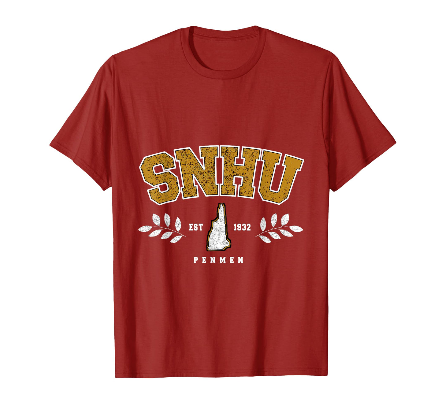 SNHU Arch Retro College University Athletic Sports Tee T-Shirt