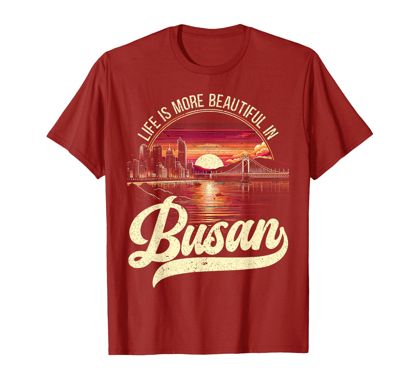 Busan South Korea Country Travel Vacation Korean T-Shirt
