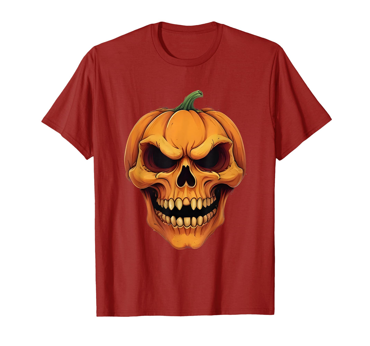 Halloween Skull Pumpkin T-Shirt