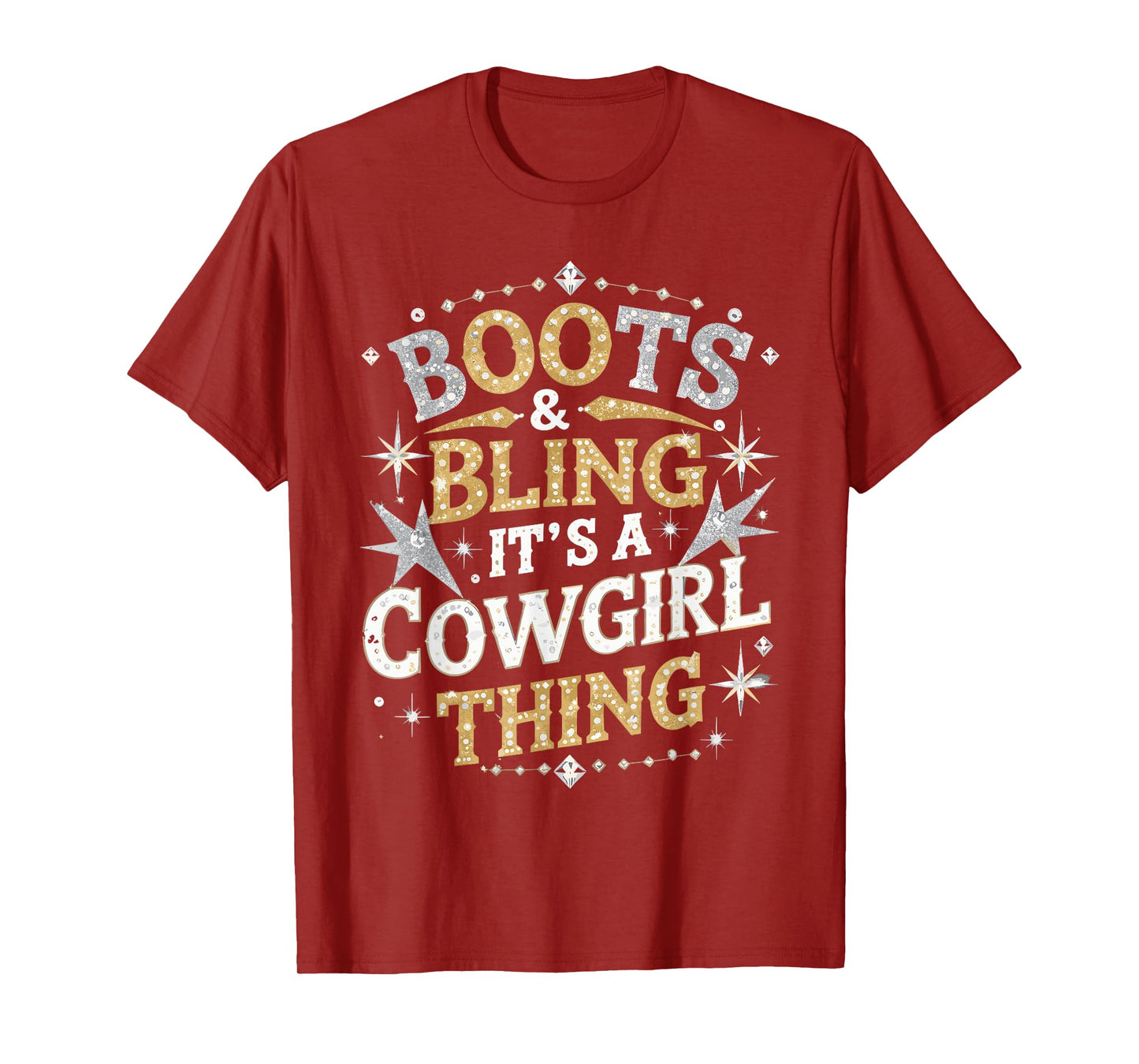Boots and Bling It's Cowgirl Thing Western Country Melanin T-Shirt