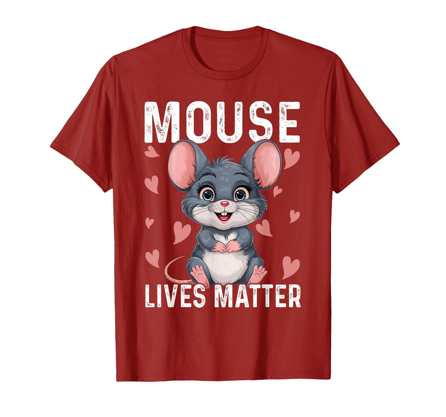 Funny Mice Design Mouse Lives Matter T-Shirt