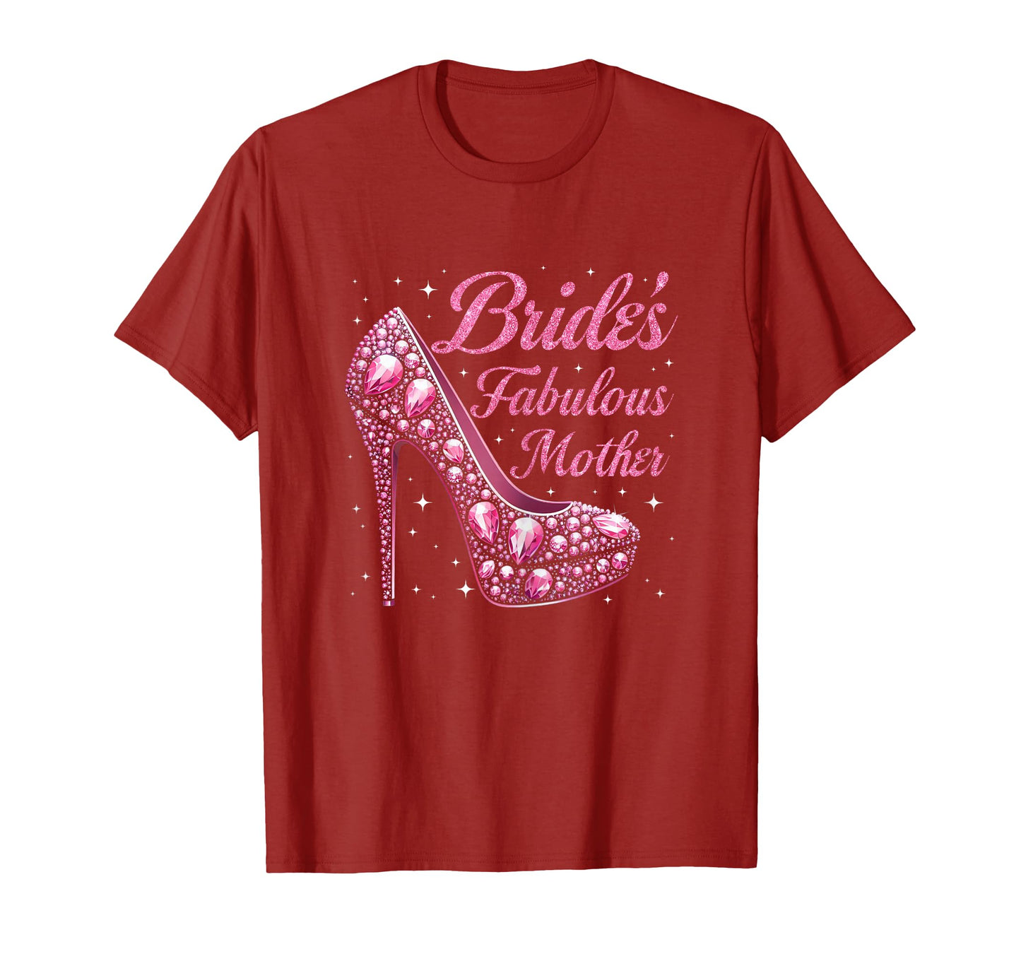 Mother's Fabulous Bride Happy Wedding Married Day Vintage T-Shirt