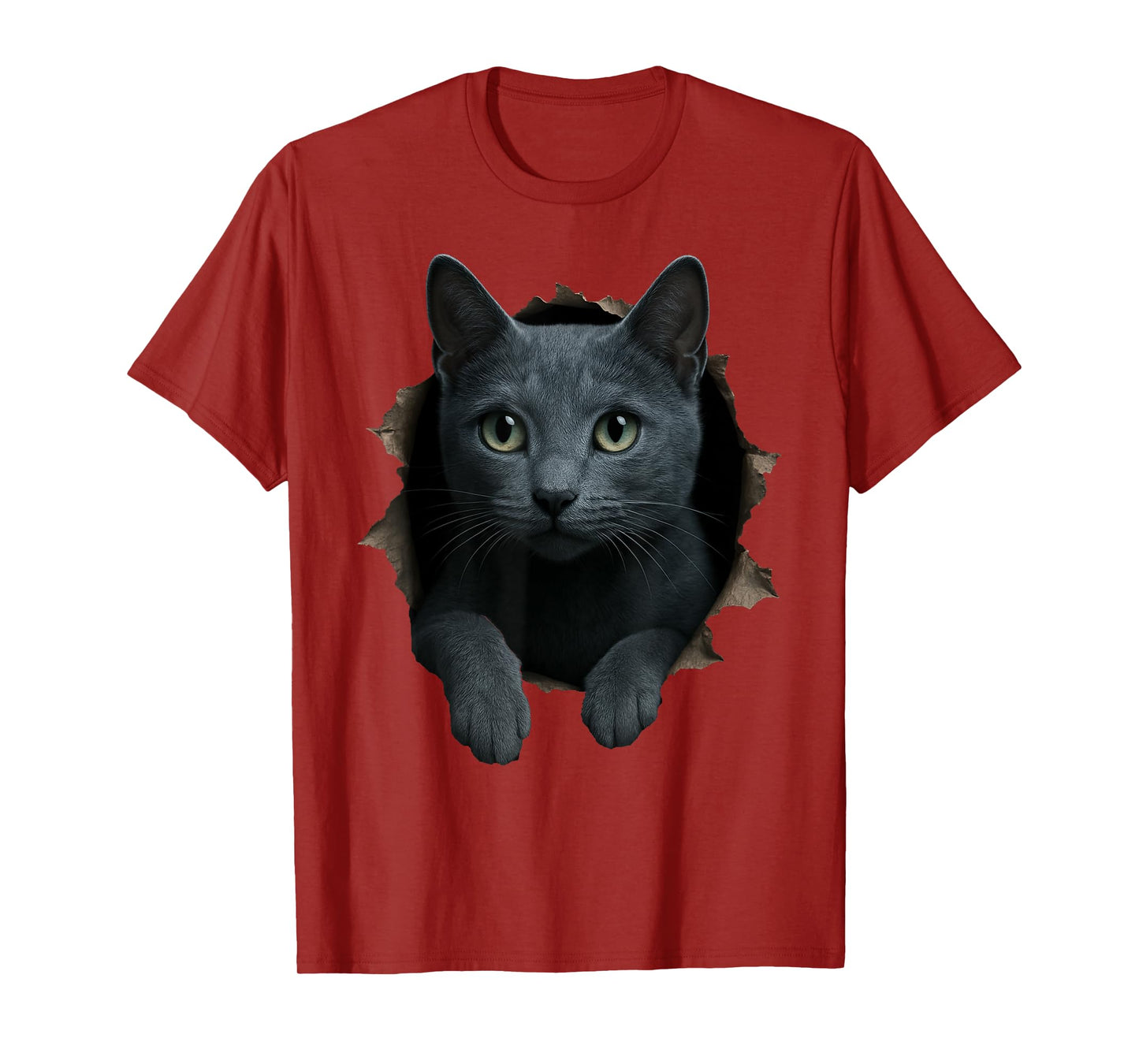 Russian Blue Cat Lovers Adorable Animal Pet Cat Owners Men Women Kids T-Shirt