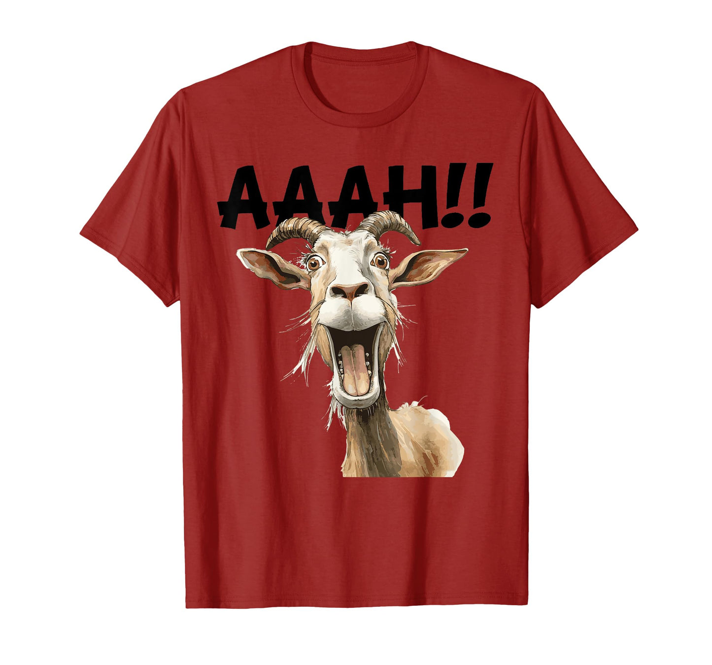 funny screaming Goat T-Shirt