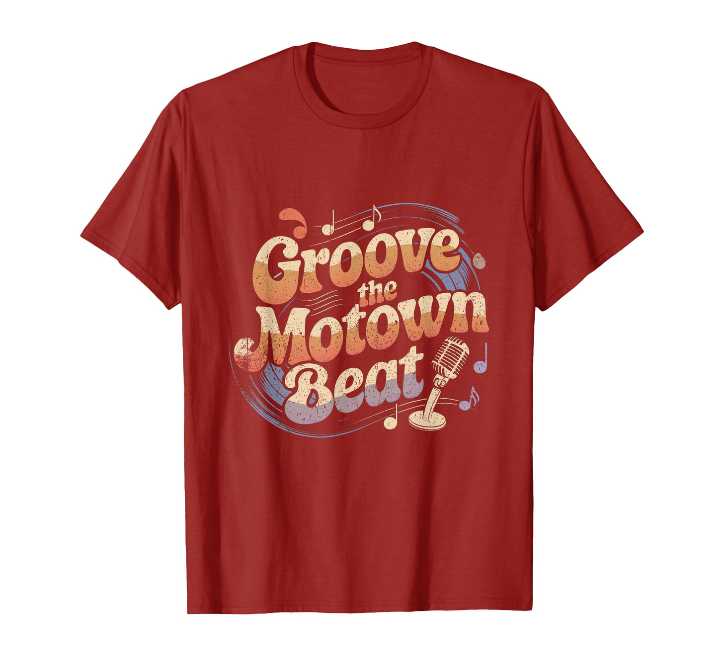 Vintage Motown Music Detroit Funk Groove Motown Beat T-Shirt