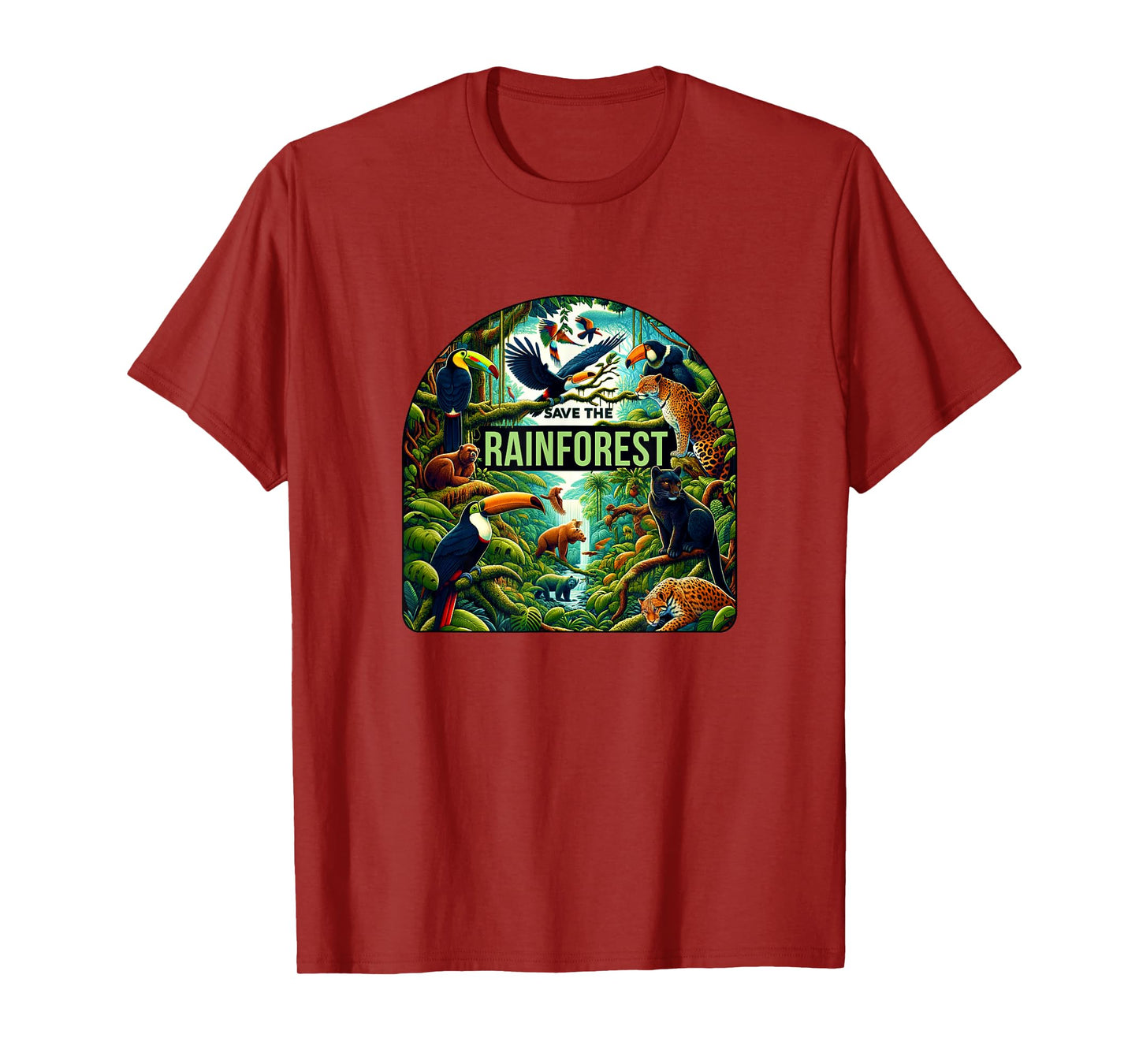 Save The Rainforest - Protect Wildlife Eco Conservation - T-Shirt