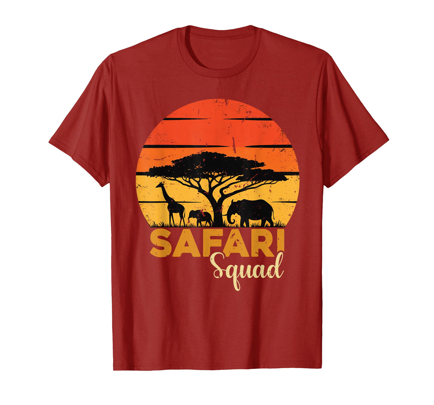Safari Squad Safari Animals Wildlife Matching Family Zoo T-Shirt