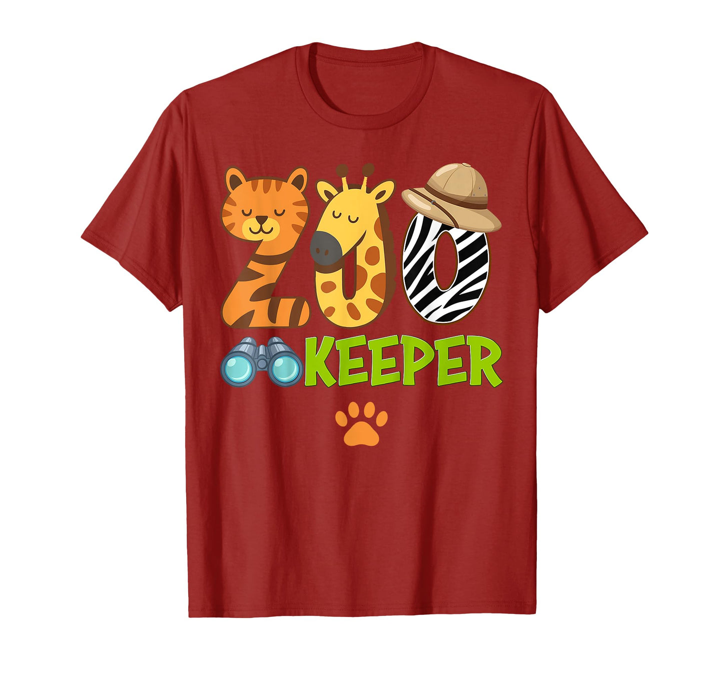 Zookeeper Animals Zoo Wildlife Lover Safari Savanna Costume T-Shirt