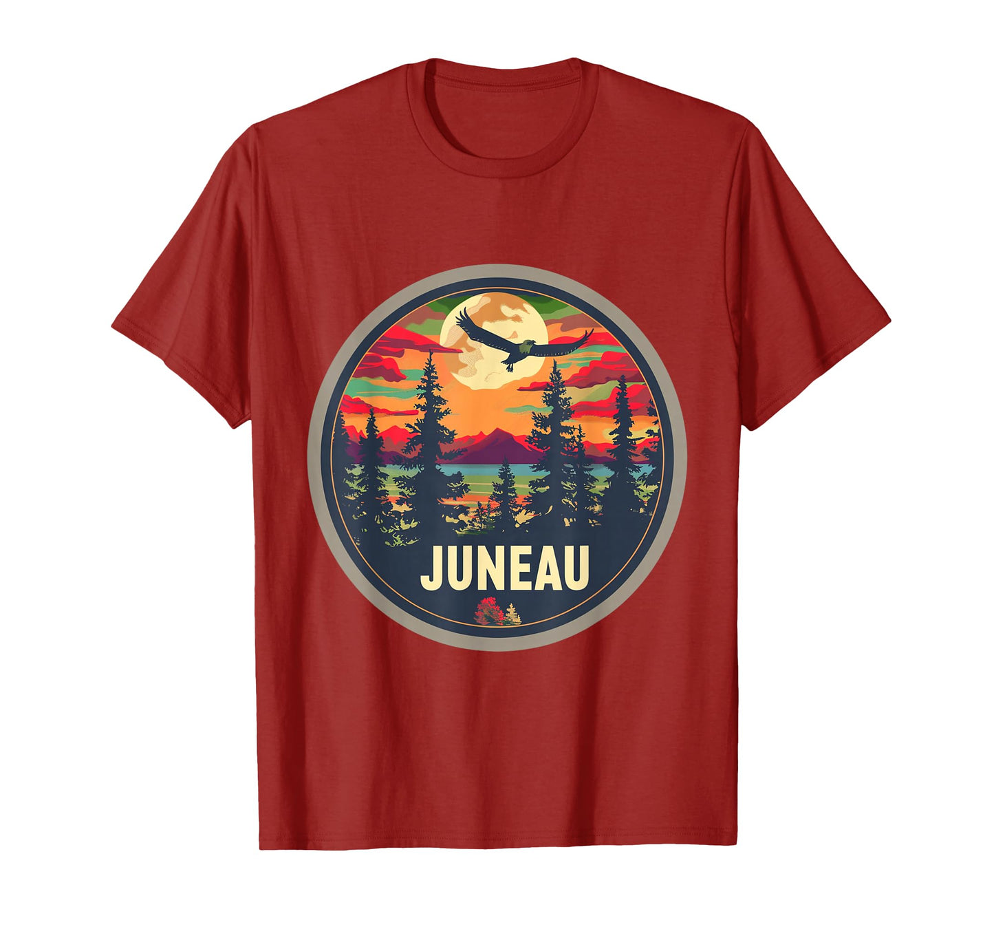Juneau Alaska Vacation Wildlife Bears Moose Adventure T-Shirt