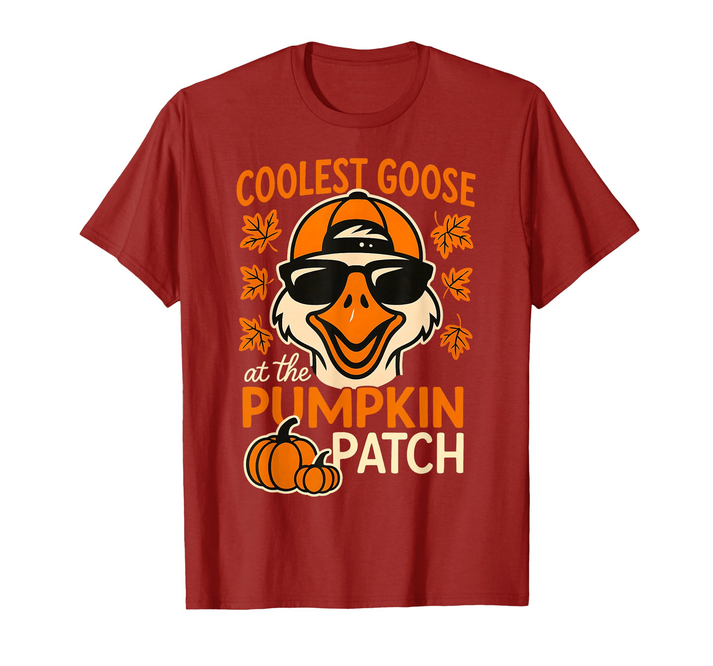 HUGvyn Halloween: Goose Coolest Pumpkin In The Patch Boy Kid T-Shirt