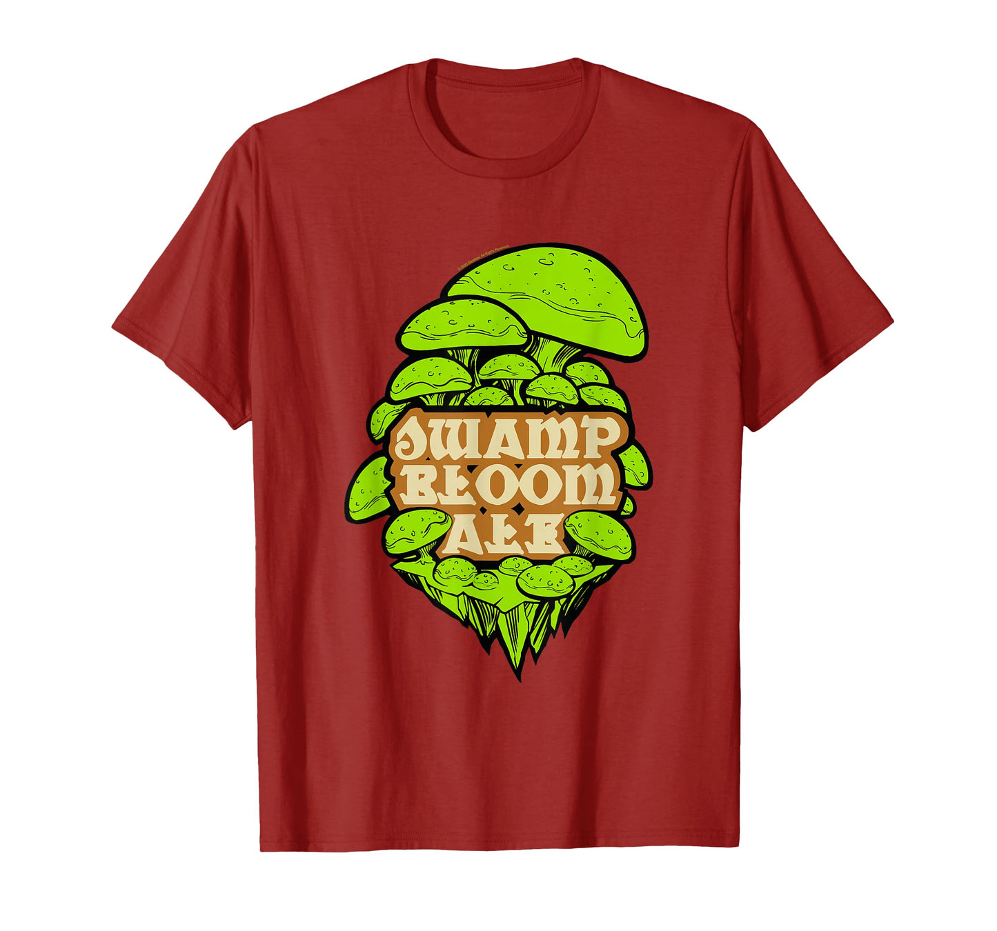 Borderlands Swamp Bloom Ale Mushroom Logo Video Game T-Shirt