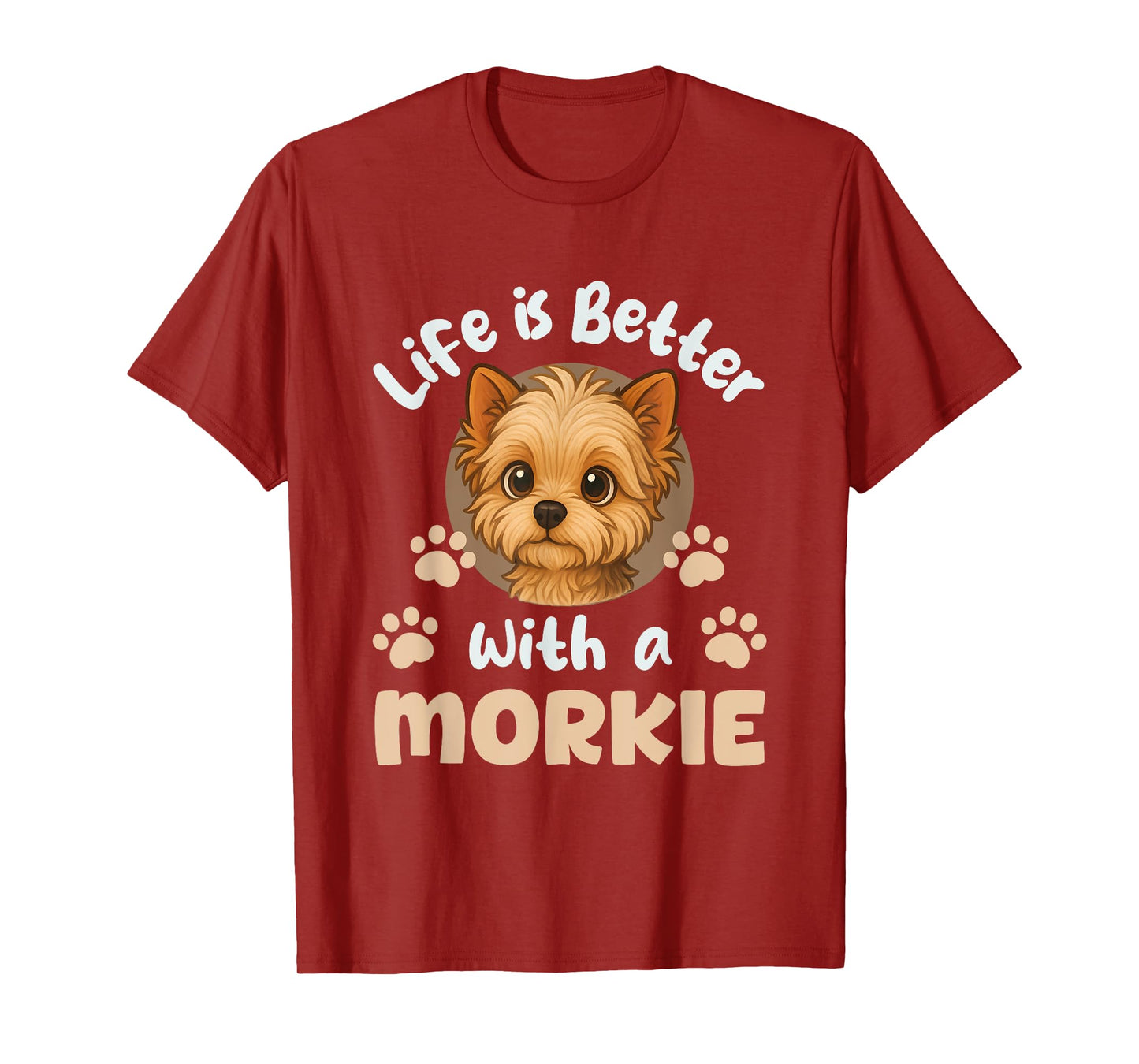 Morkie Owner Lover Mom Dad Parent T-Shirt