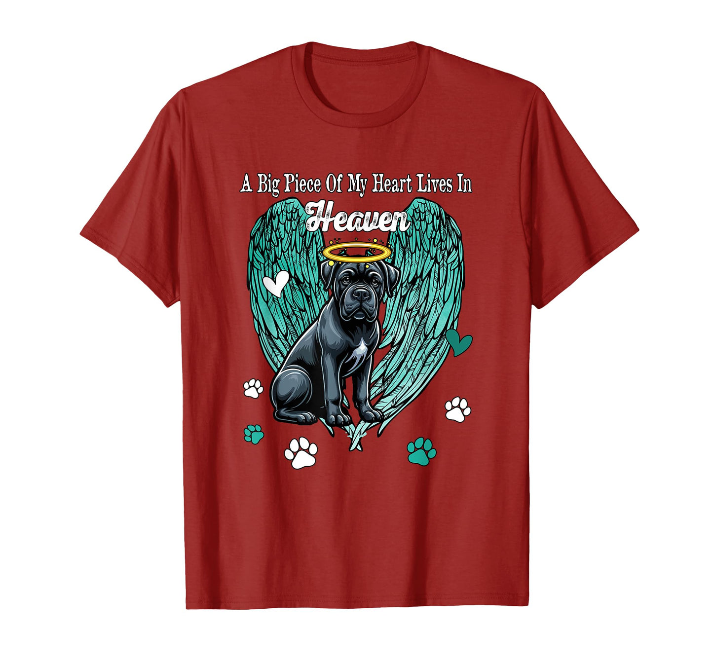Heart Lives In Heaven Costume Cane Corso Memories Owner T-Shirt